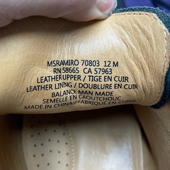 JWN John W. Nordstrom MS Ramiro 70803 Leather Black Lace-up Boots (size 12) - Picture 8 of 8